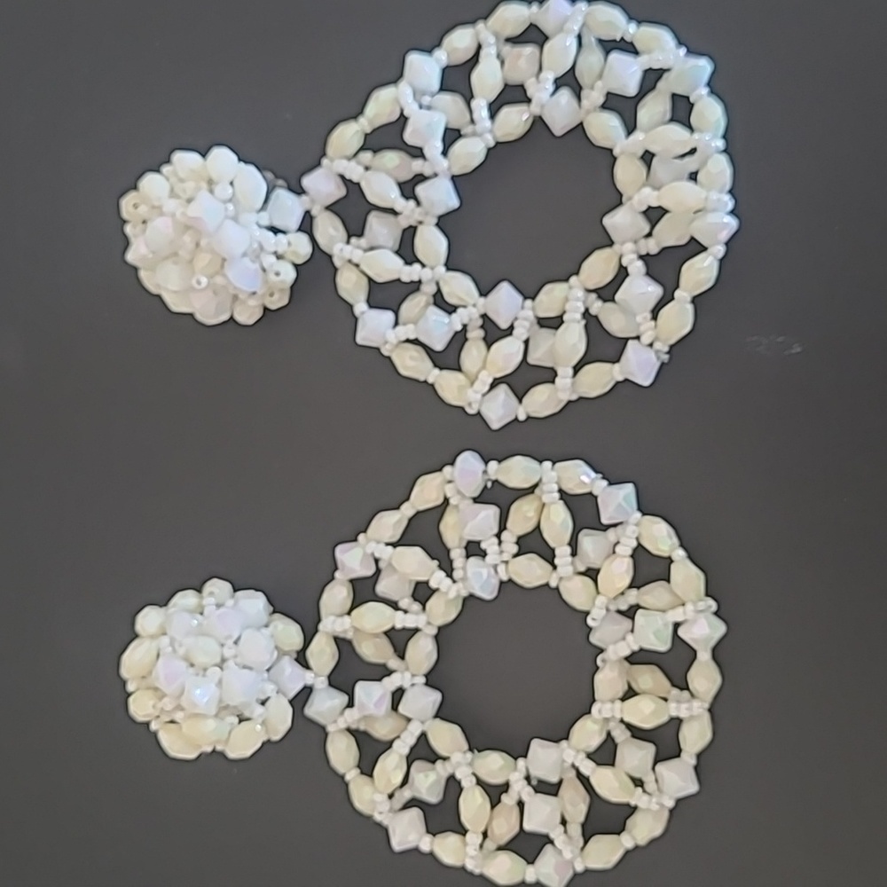Beaded Hoop Earrings